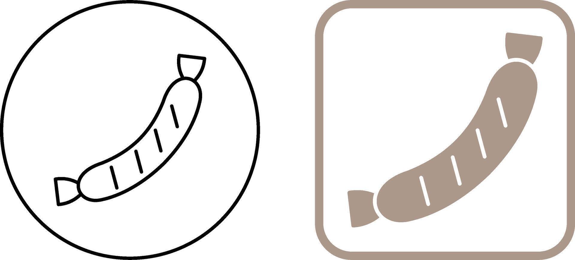 Sausage Icon Design vector