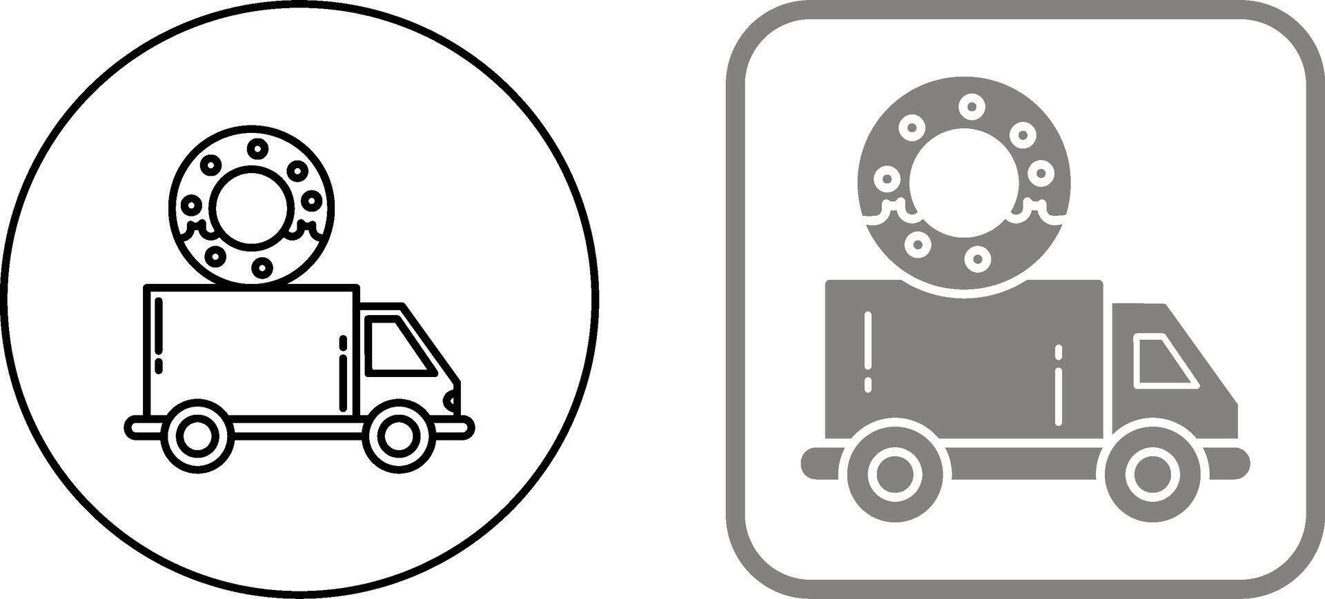 Delivery Truck Icon Design vector