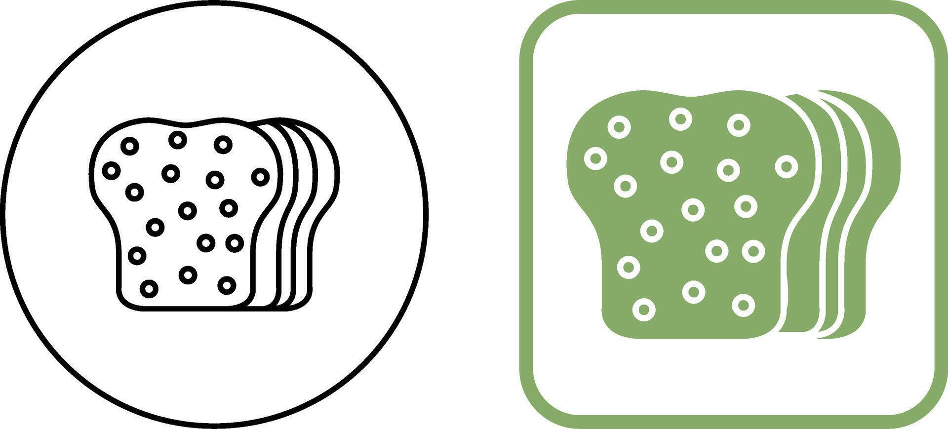 Bread Icon Design vector