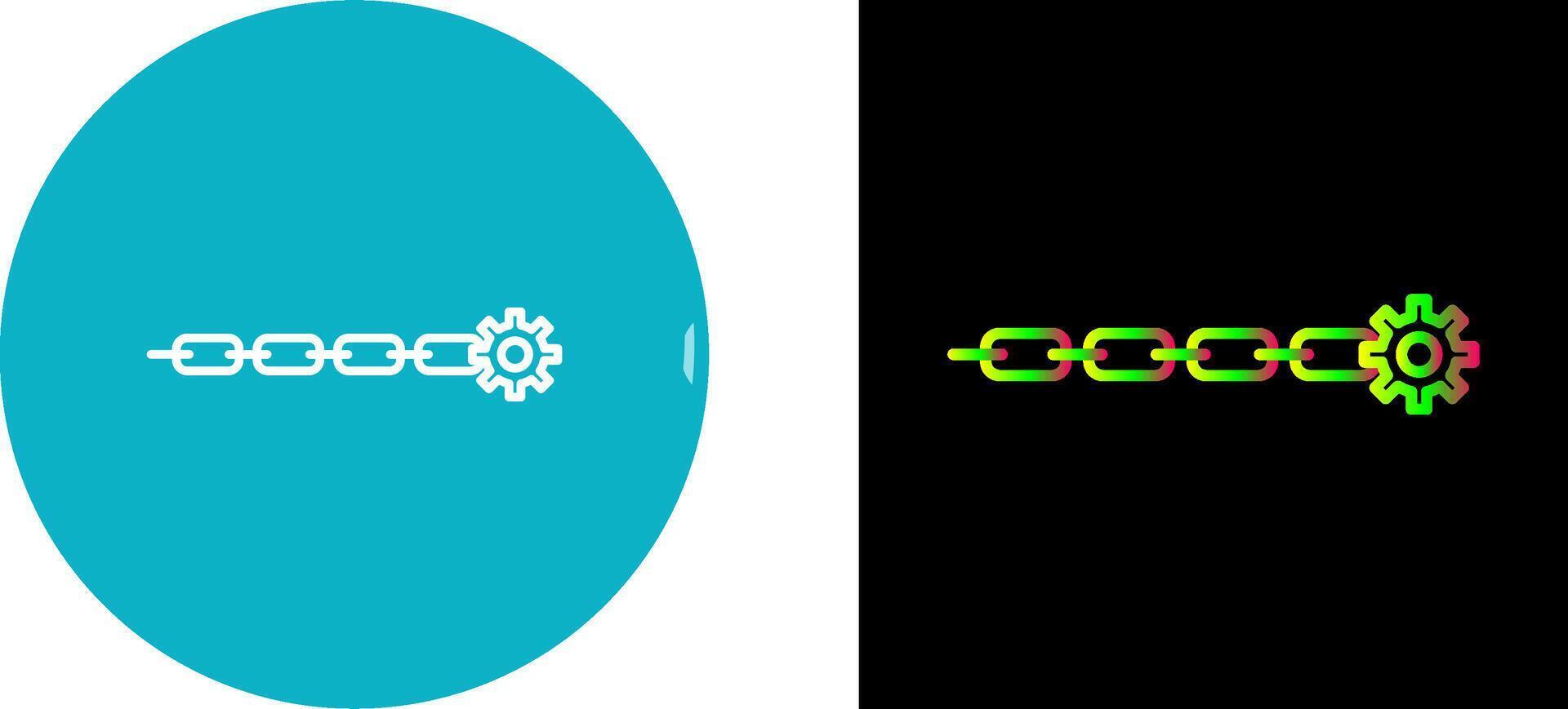 Unique Link Sales Icon Design vector