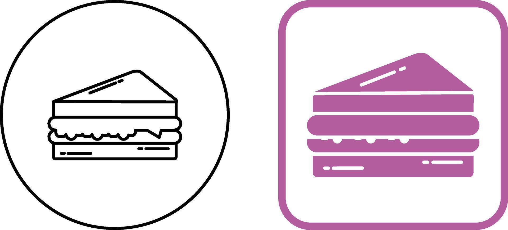 Sandwich Icon Design vector