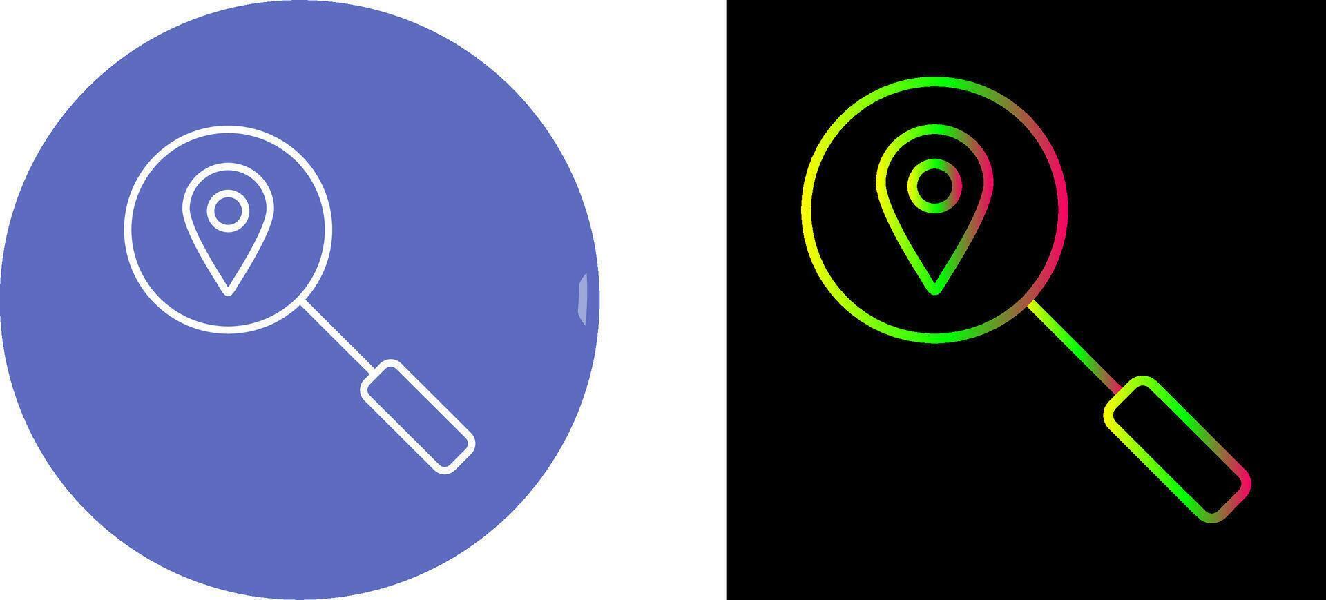 Unique Tracking Services Icon Design vector