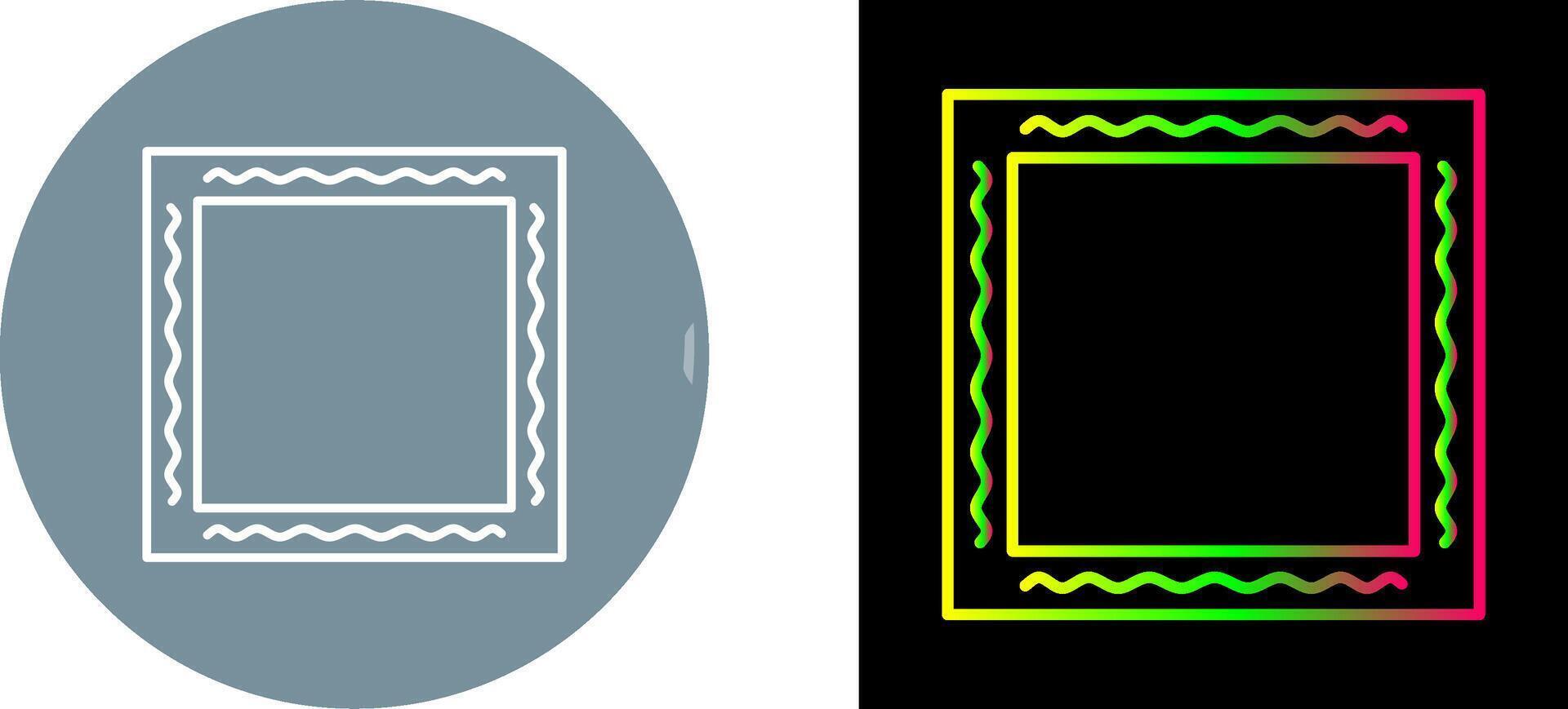 Unique Frame Icon Design vector