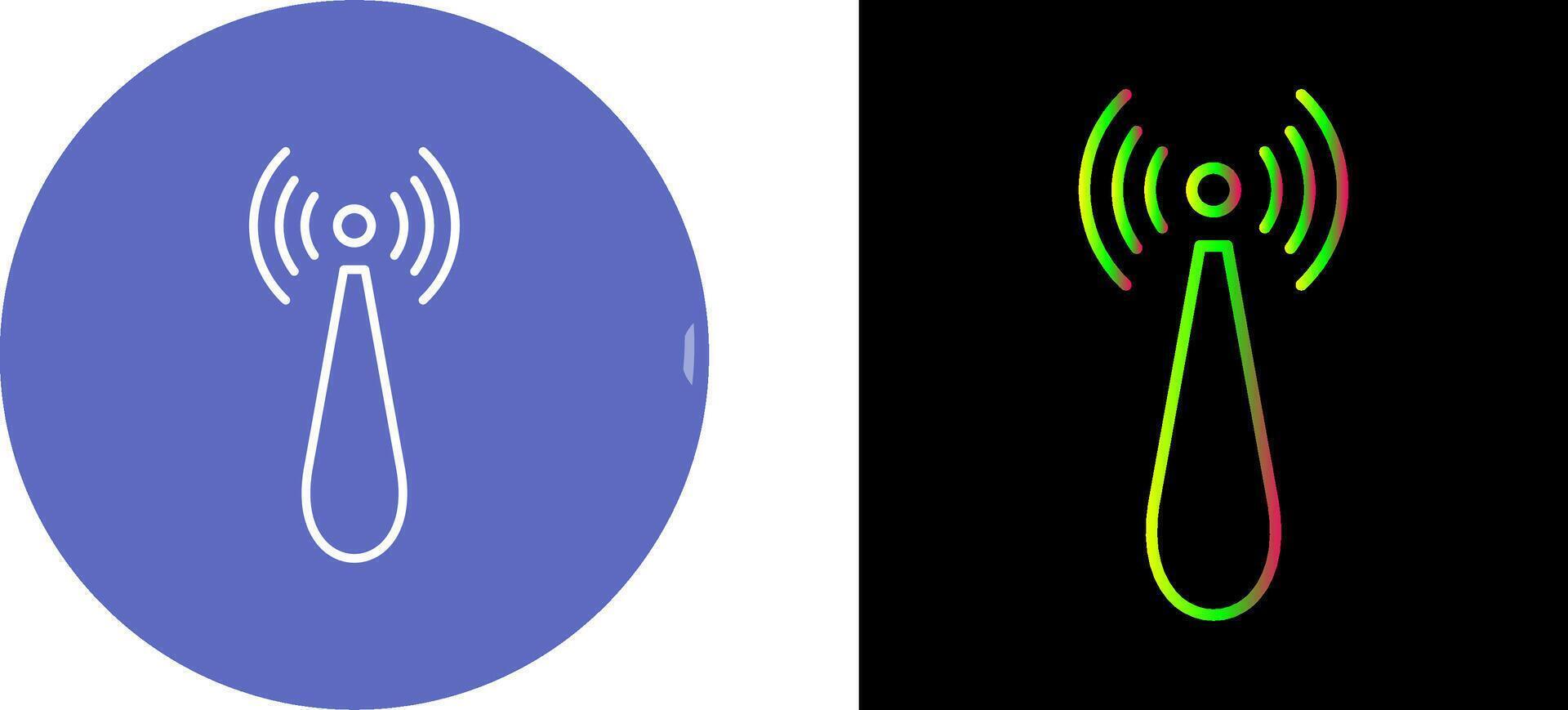 Non Ionizing Radiation Icon Design vector