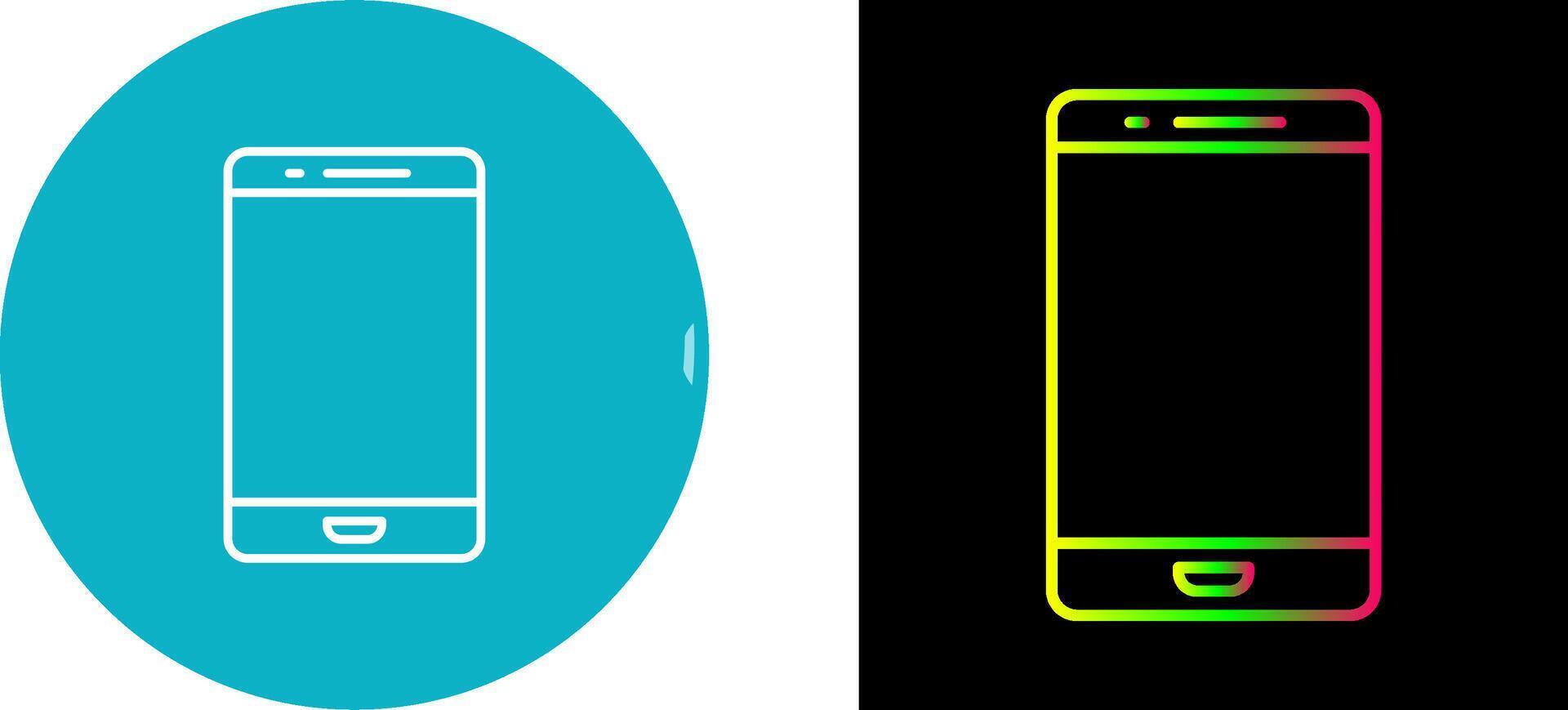 Cell Phone Icon Design vector