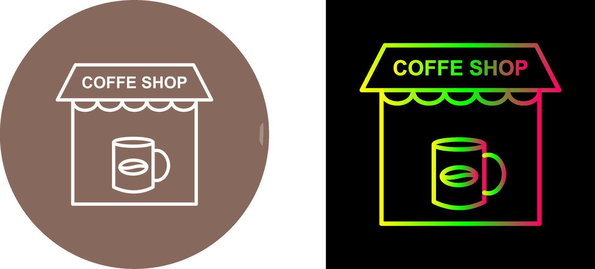 Coffee Shop Icon Design vector