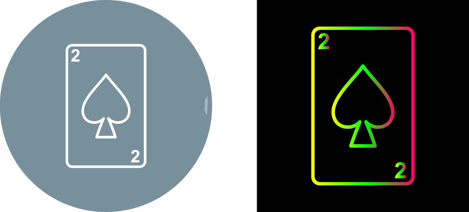 Spades Card Icon Design vector