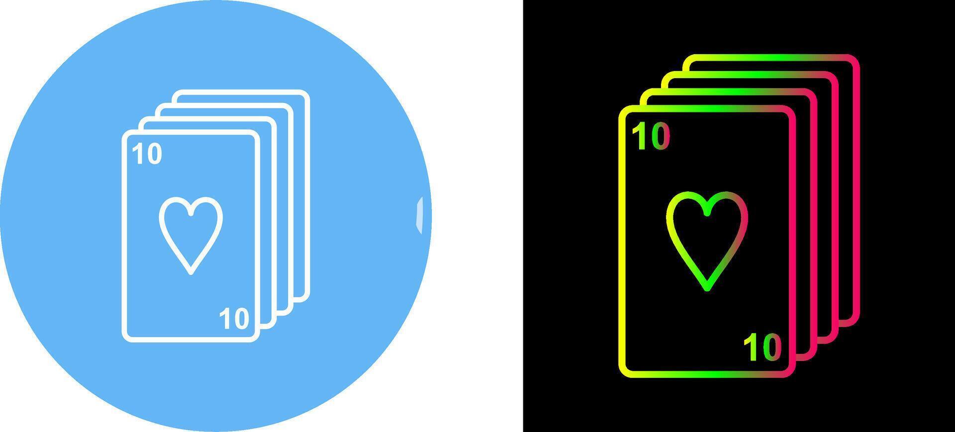 Deck of Cards Icon Design vector