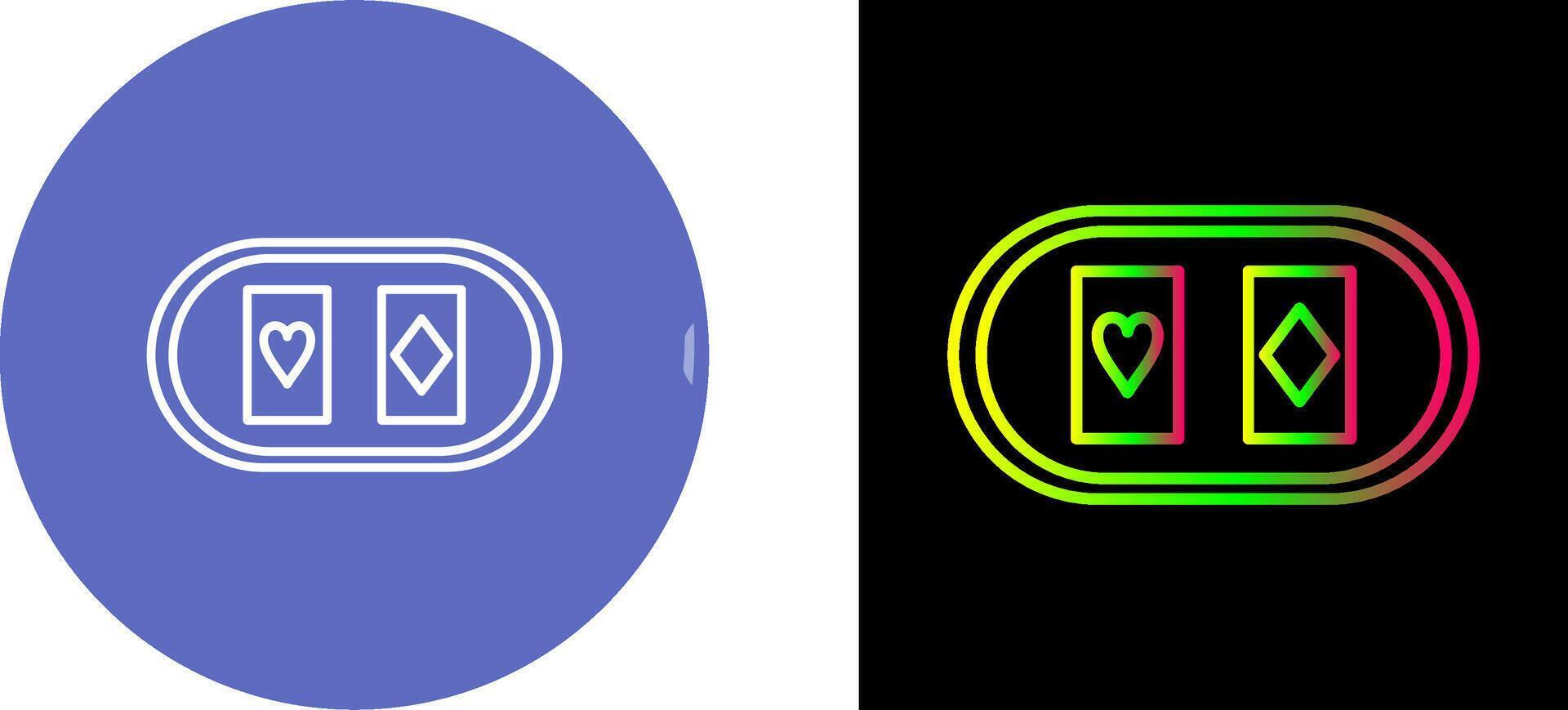 Cards Table Icon Design vector