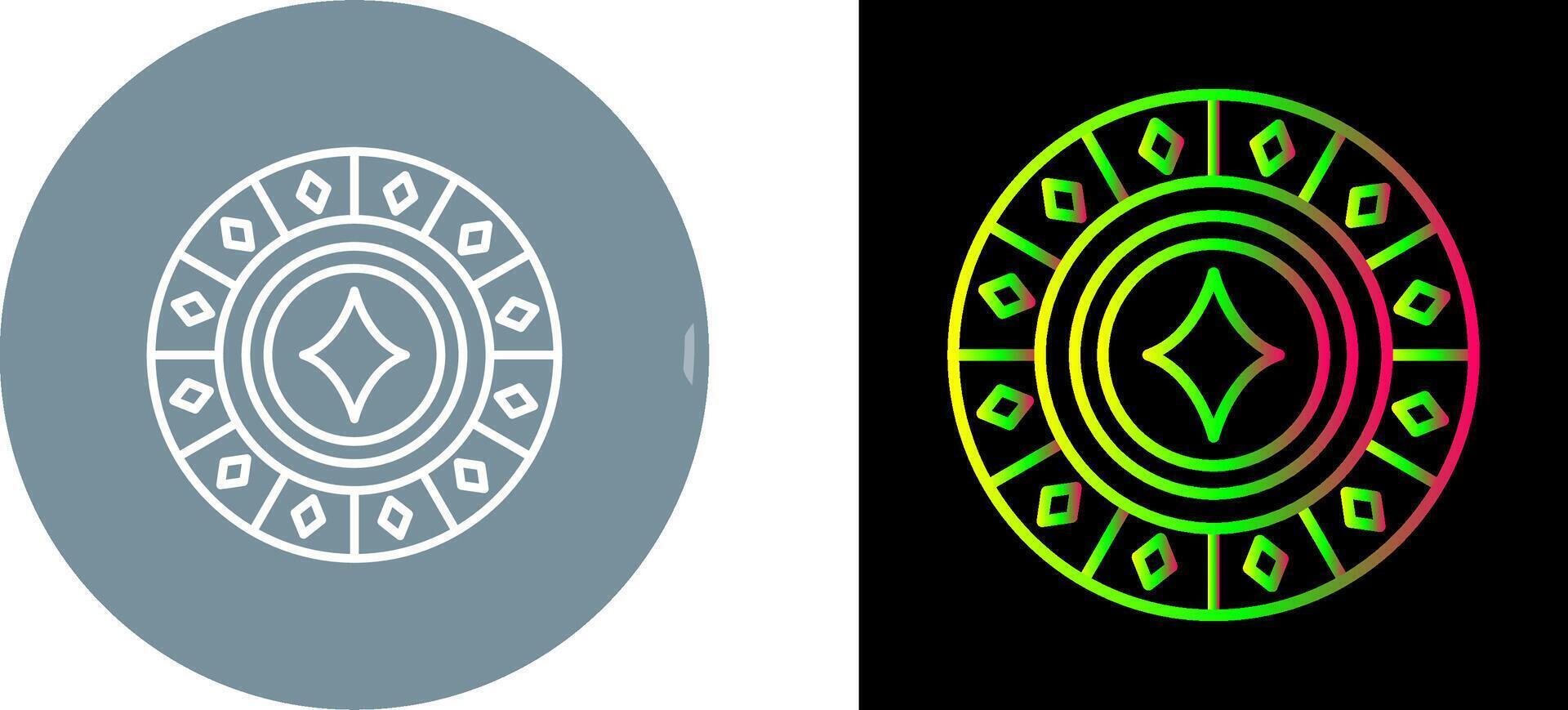 Diamond Chip Icon Design vector