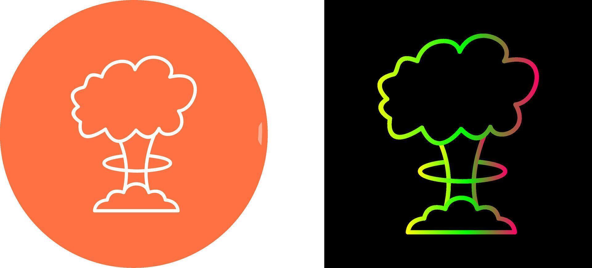 Unique Bomb Blast Icon Design vector