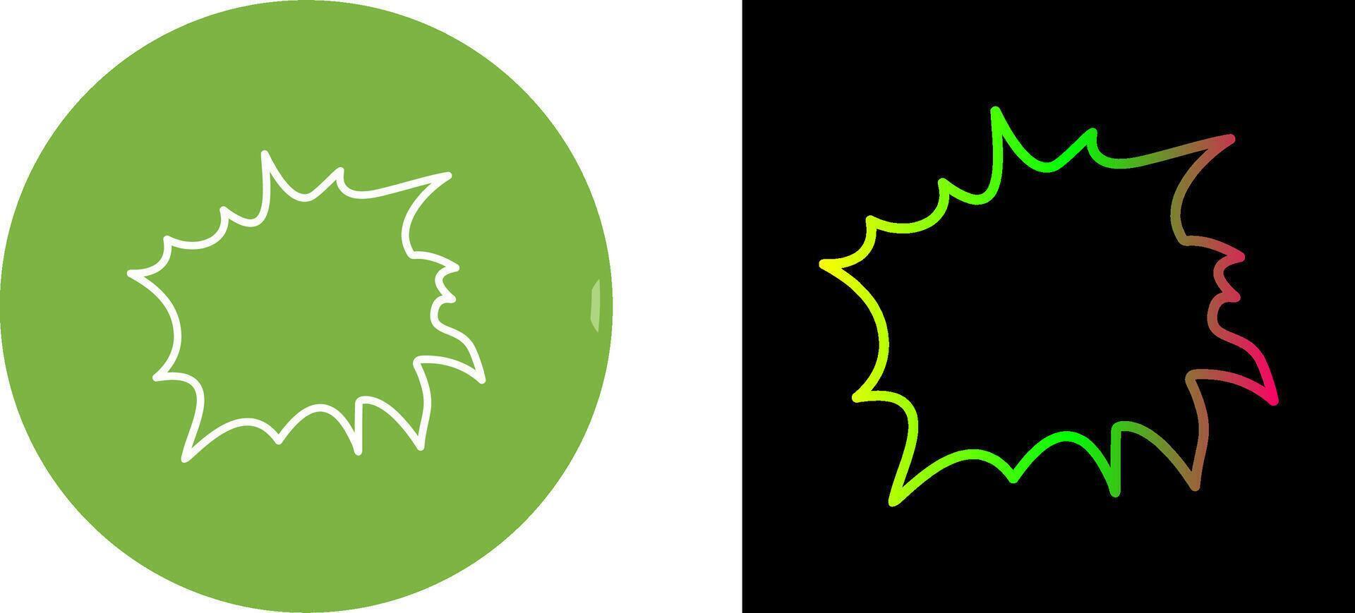 Unique Explosion Icon Design vector