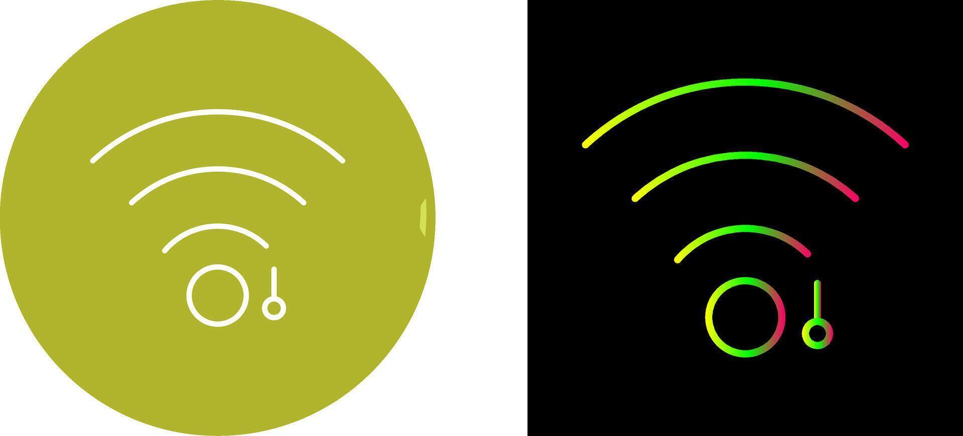 Unique WiFi Sign Icon Design vector