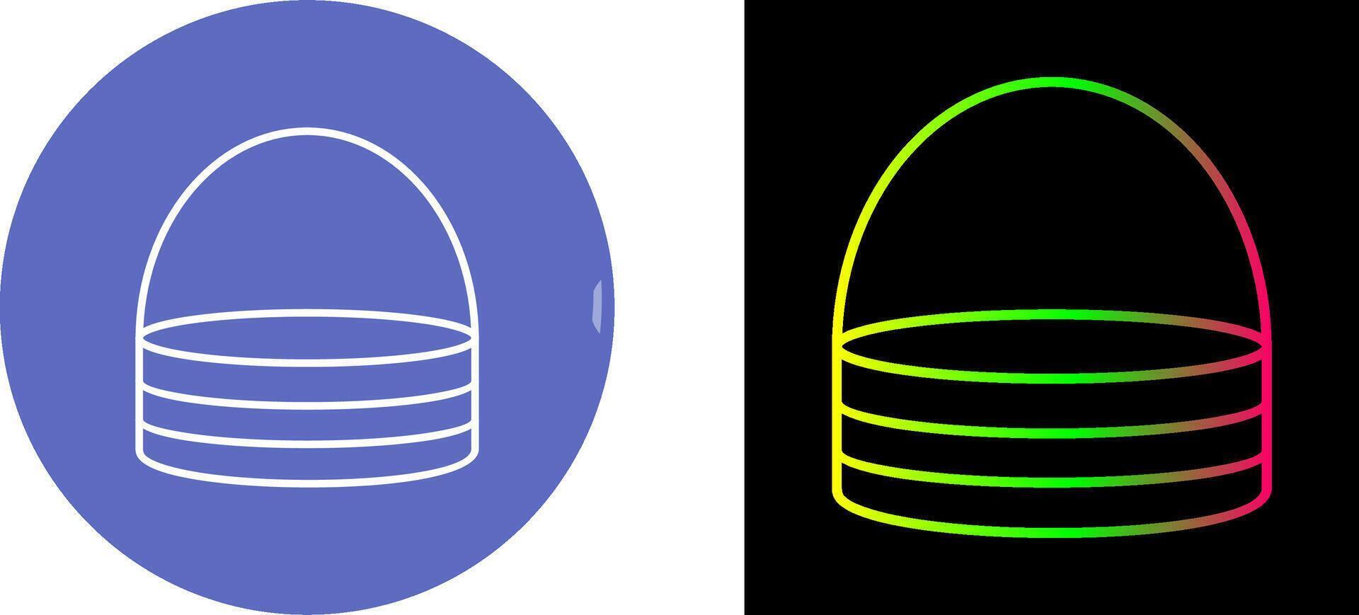 Unique Basket Icon Design vector