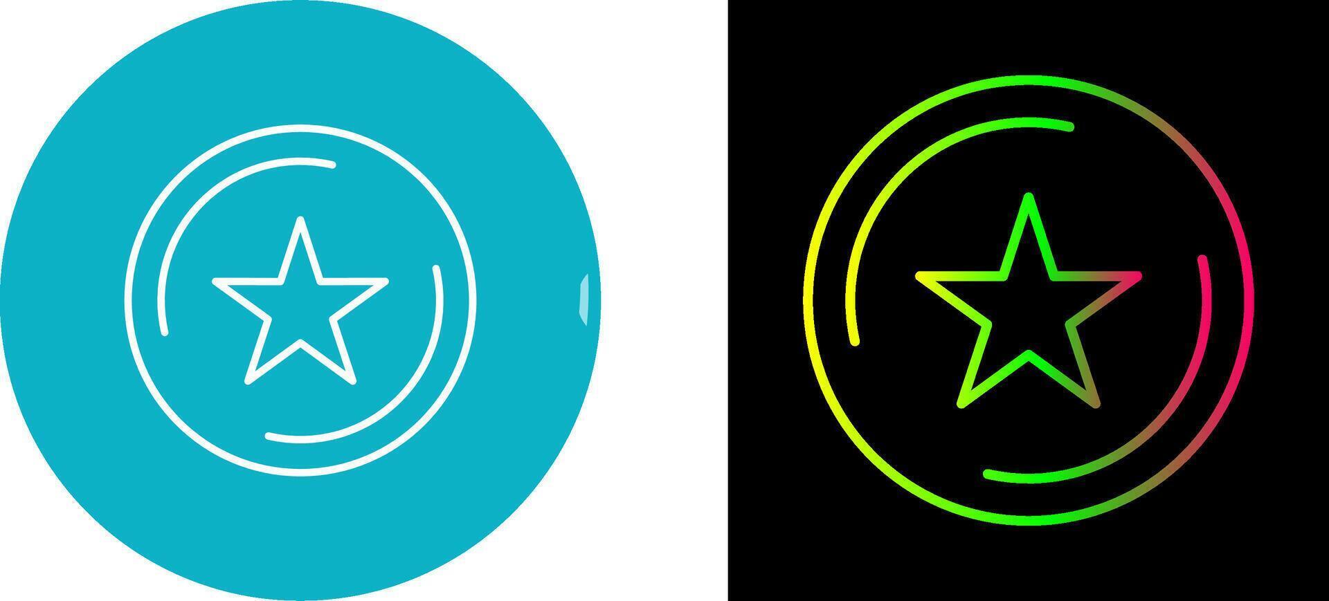 Unique Favorite Icon Design vector