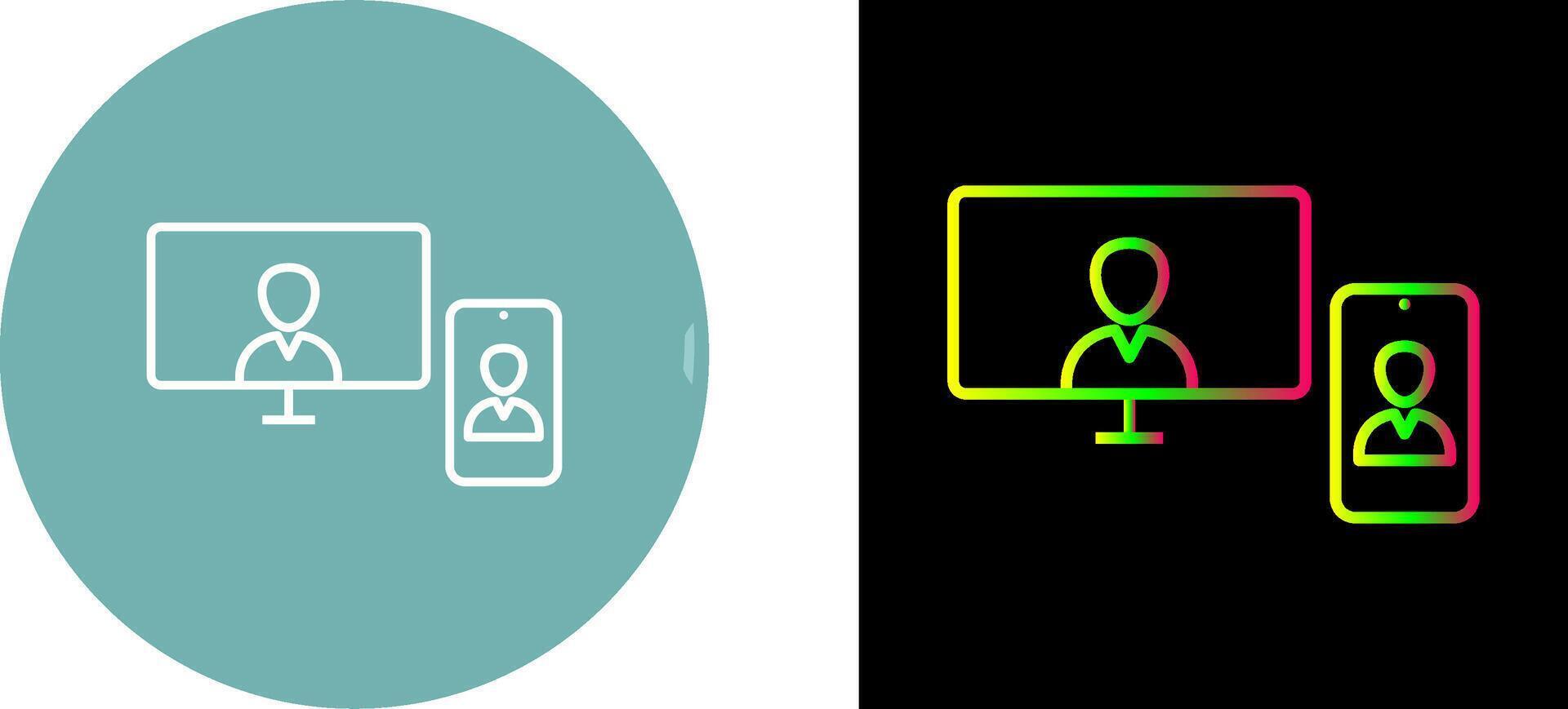 Unique Call Icon Design vector