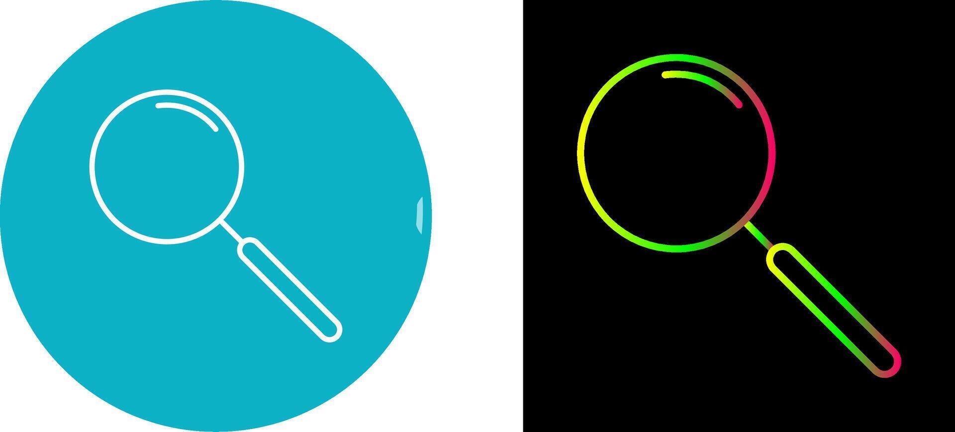 Unique Search Icon Design vector