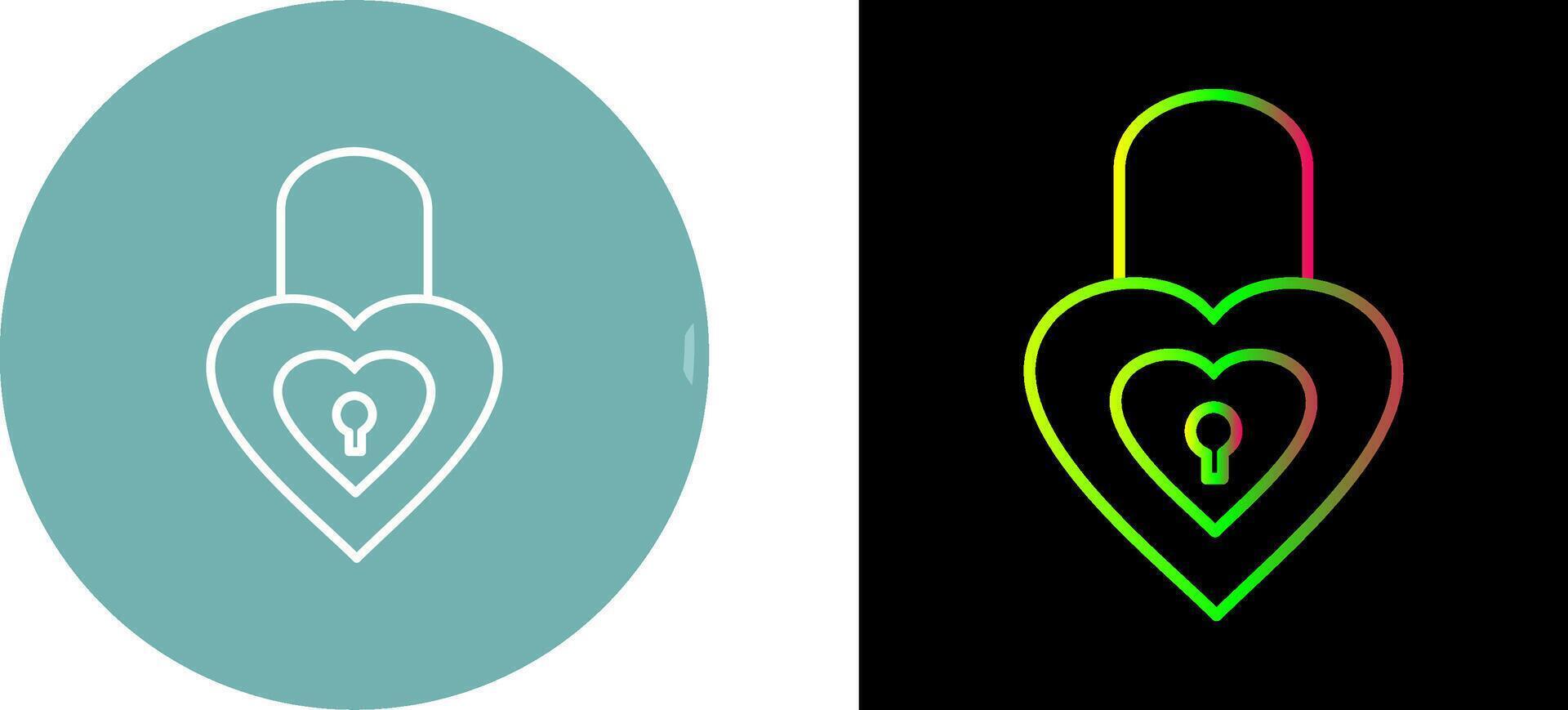 Unique Lock Icon Design vector