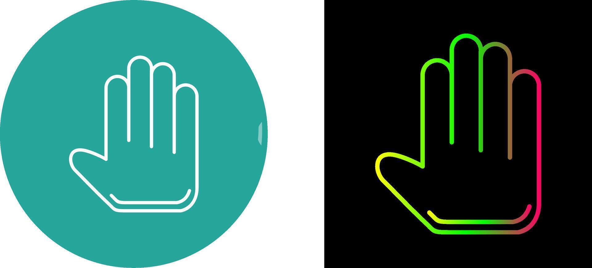 Unique Hand Tool Icon Design vector
