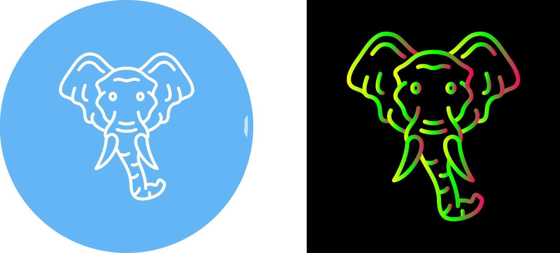 Eleplant Icon Design vector