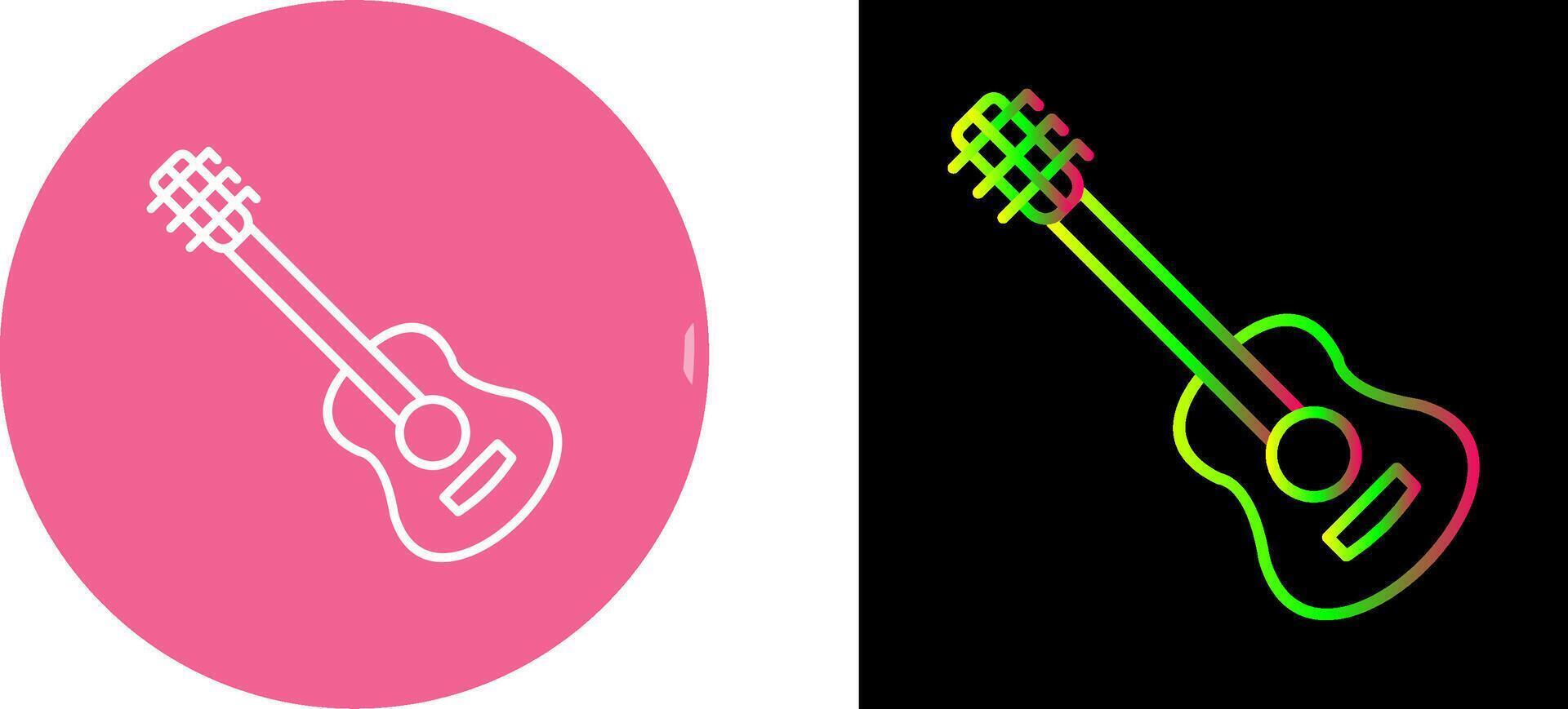 Guitar Icon Design vector