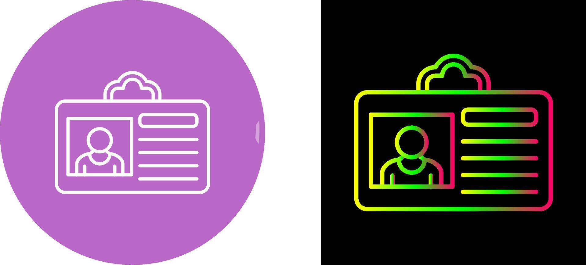Criminal Card Icon Design vector