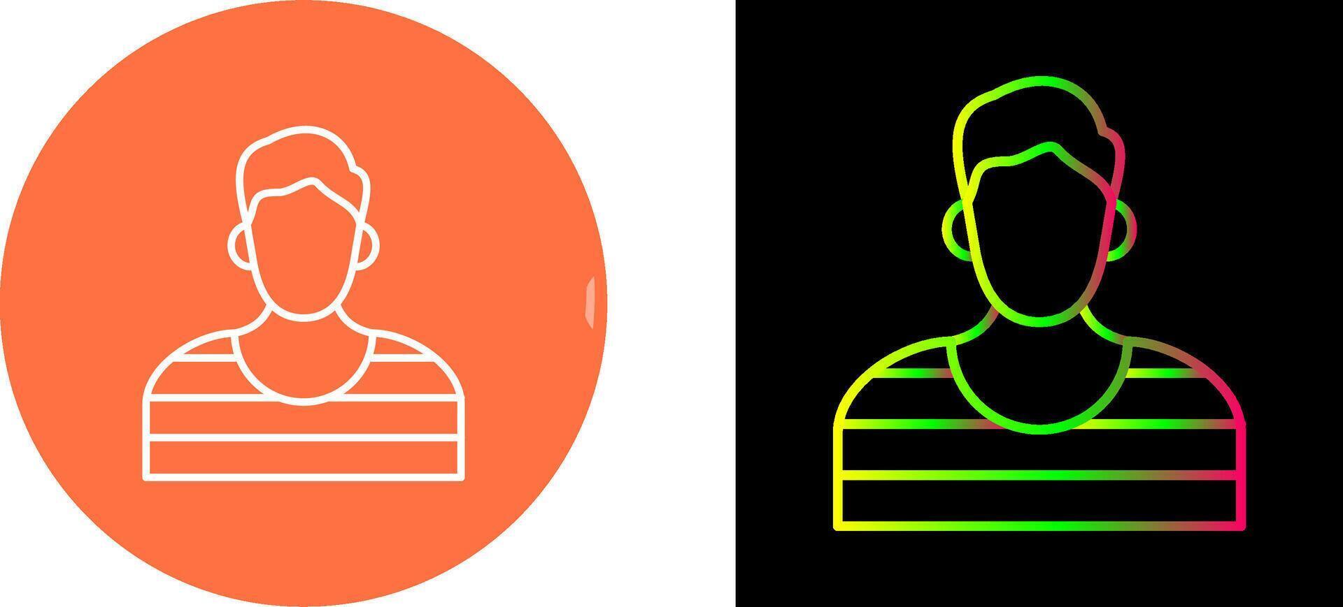 Prisioner Icon Design vector