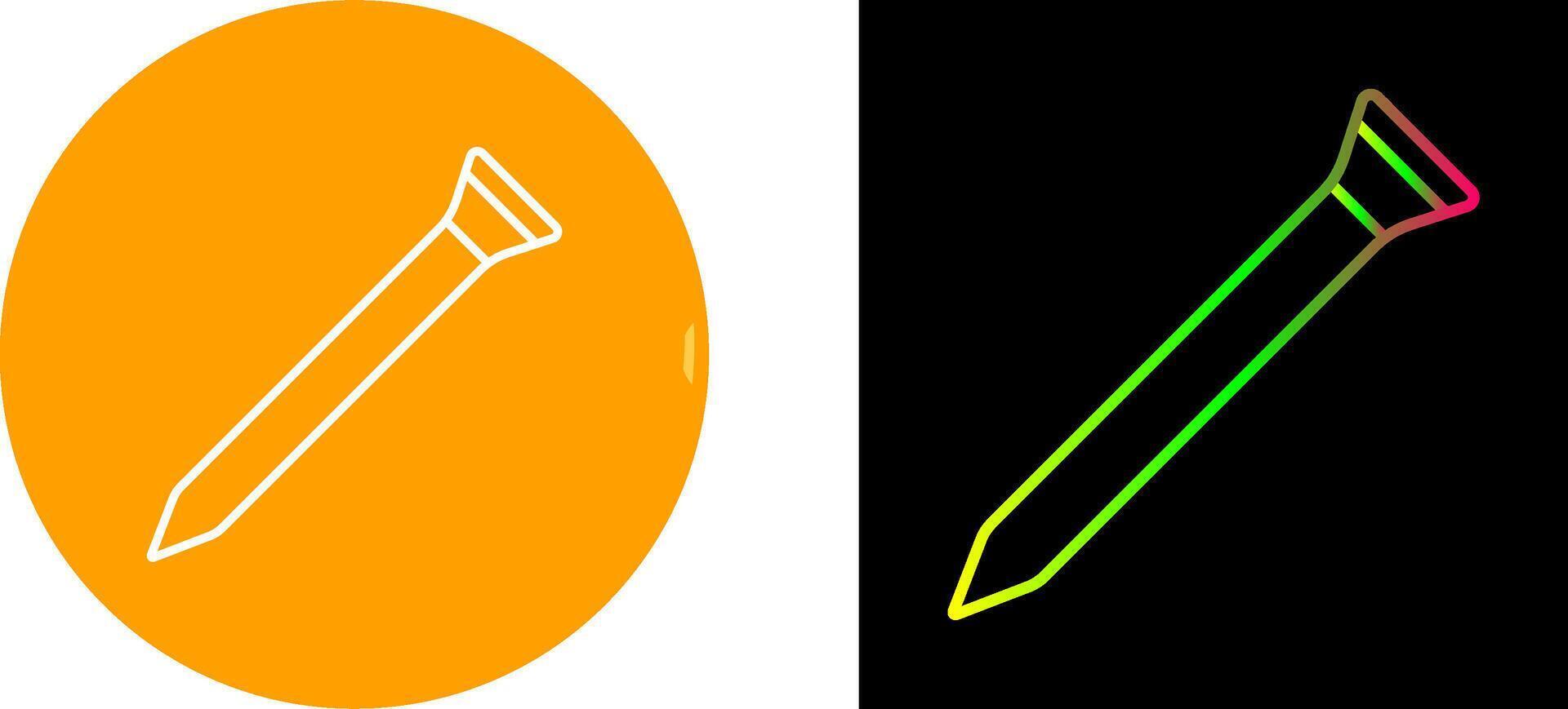 Nail Icon Design vector