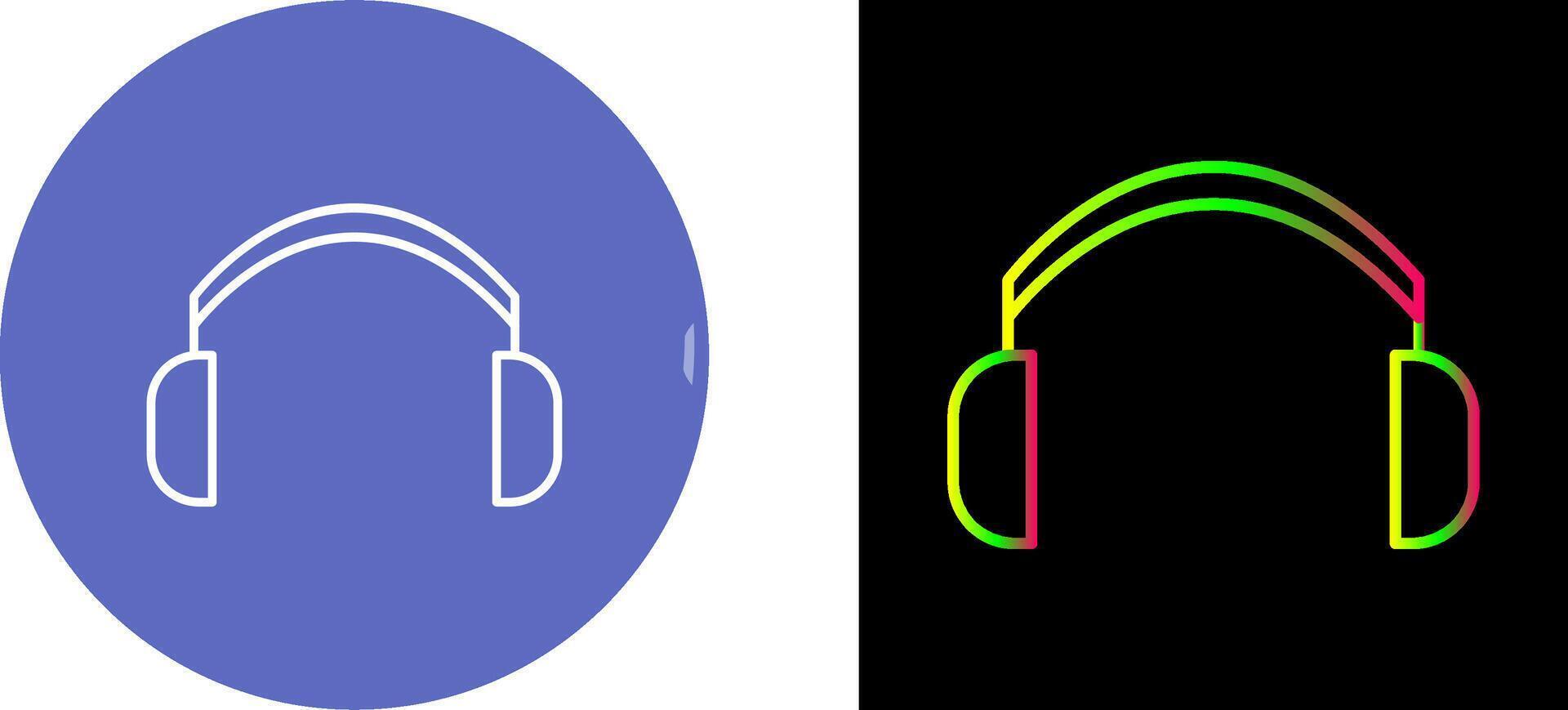 Headphones Icon Design vector