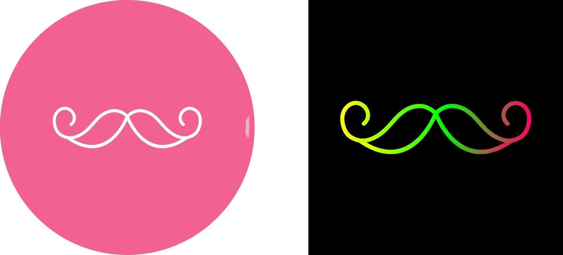 Moustache Icon Design vector