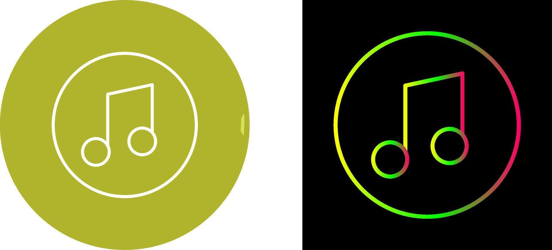 Music Player Icon Design vector
