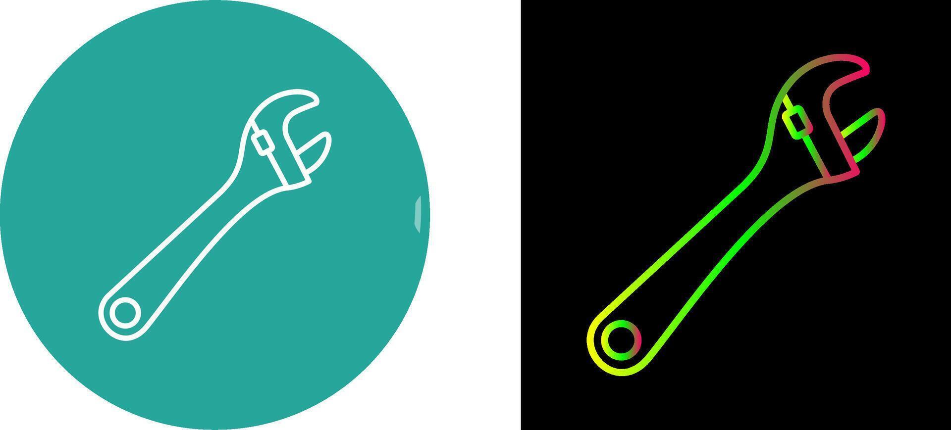 Wrench Icon Design vector