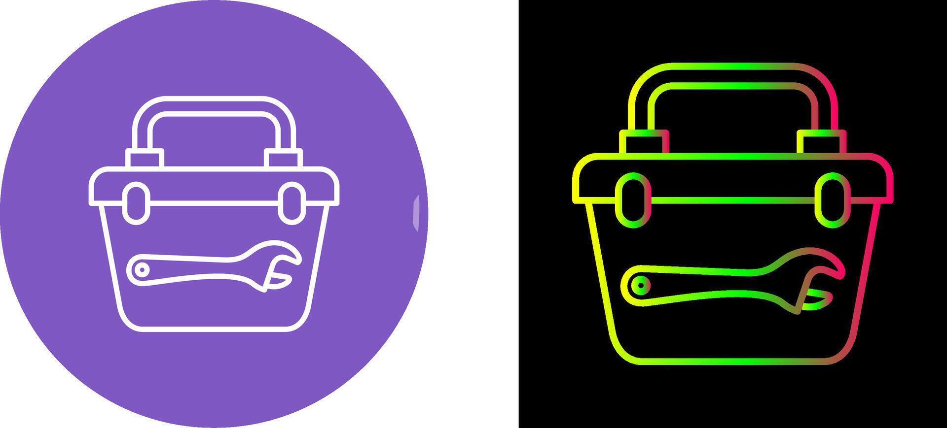 Toolbox Icon Design vector