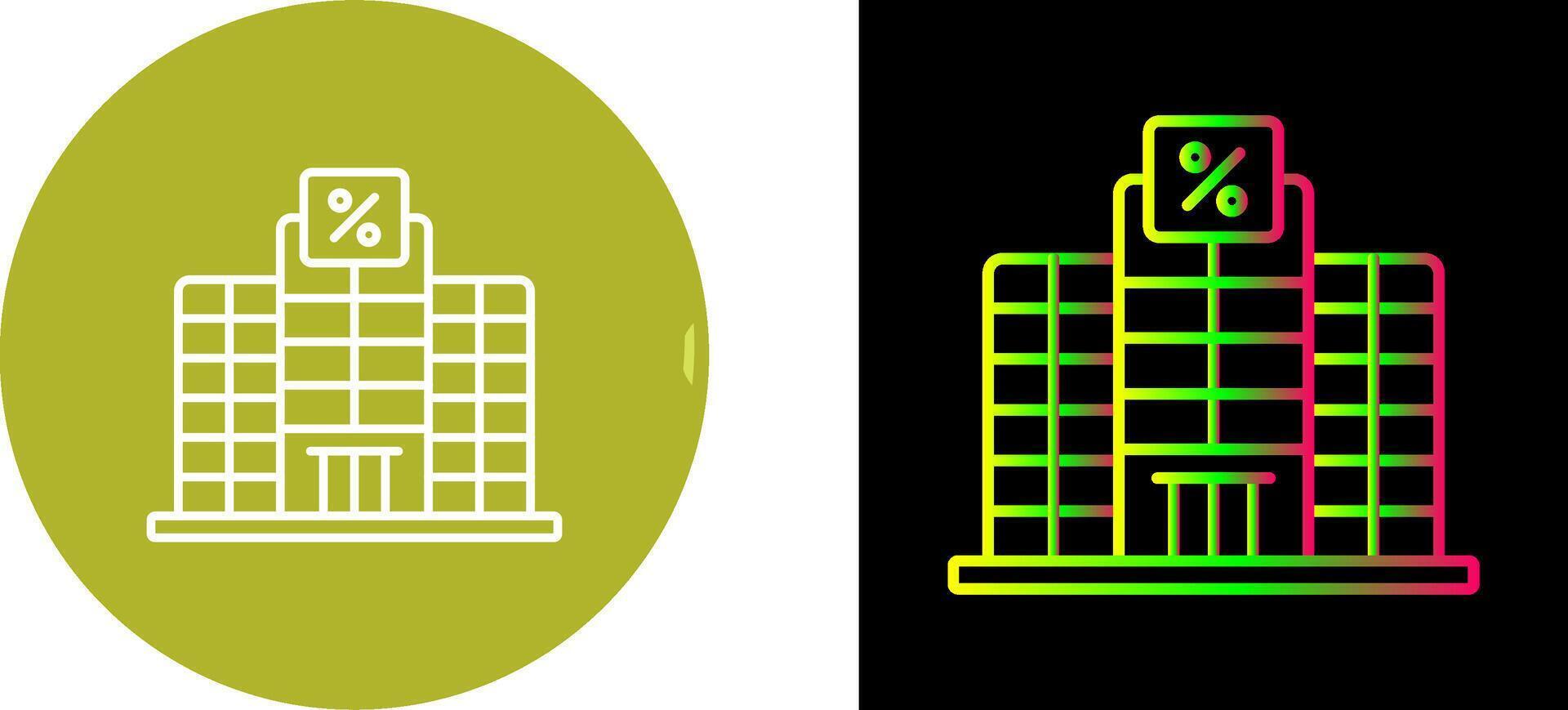 Building Icon Design vector