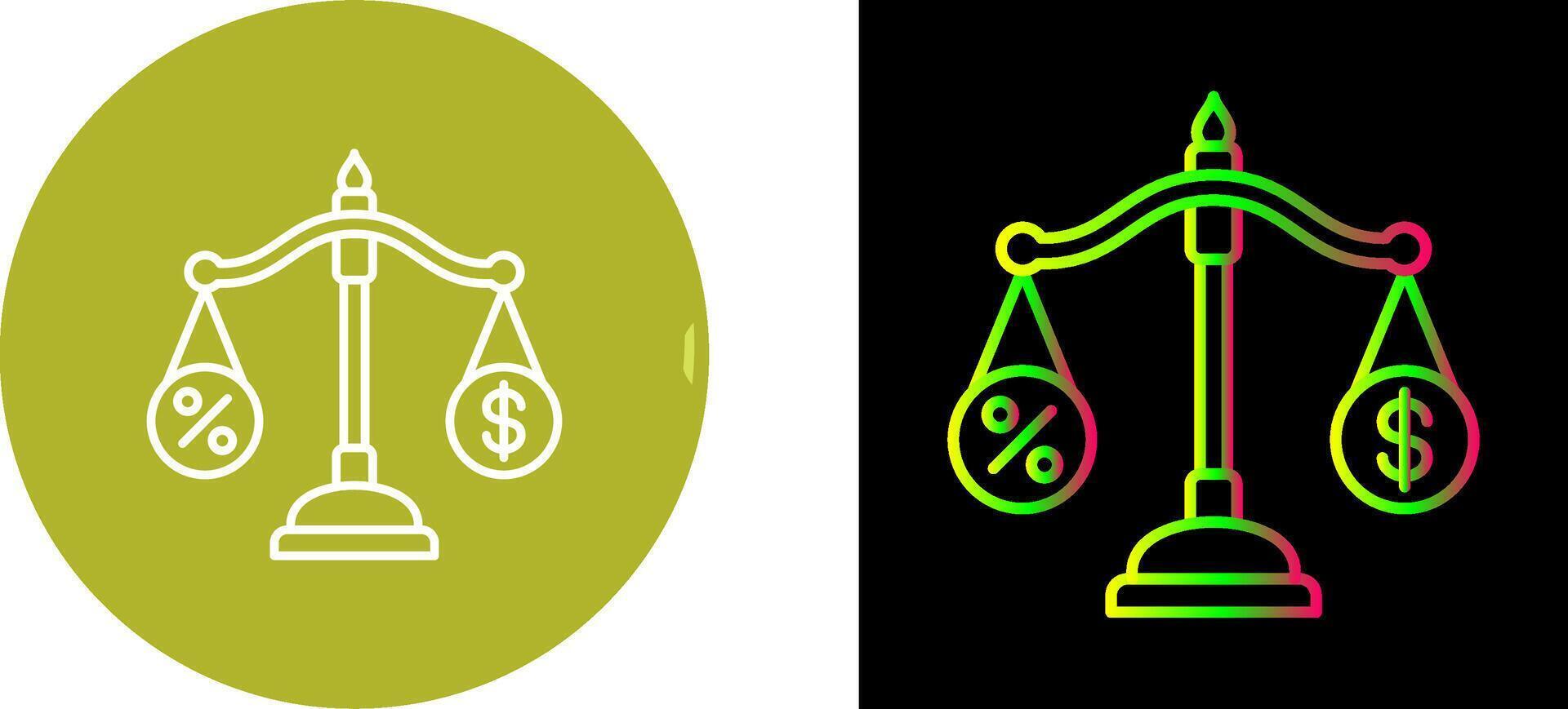 Scale Icon Design vector
