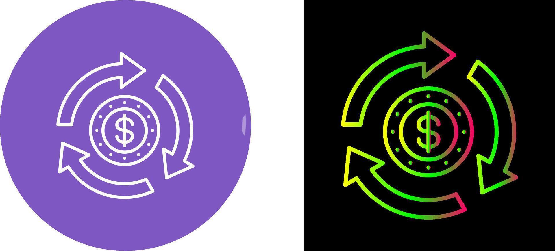Turnover Icon Design vector