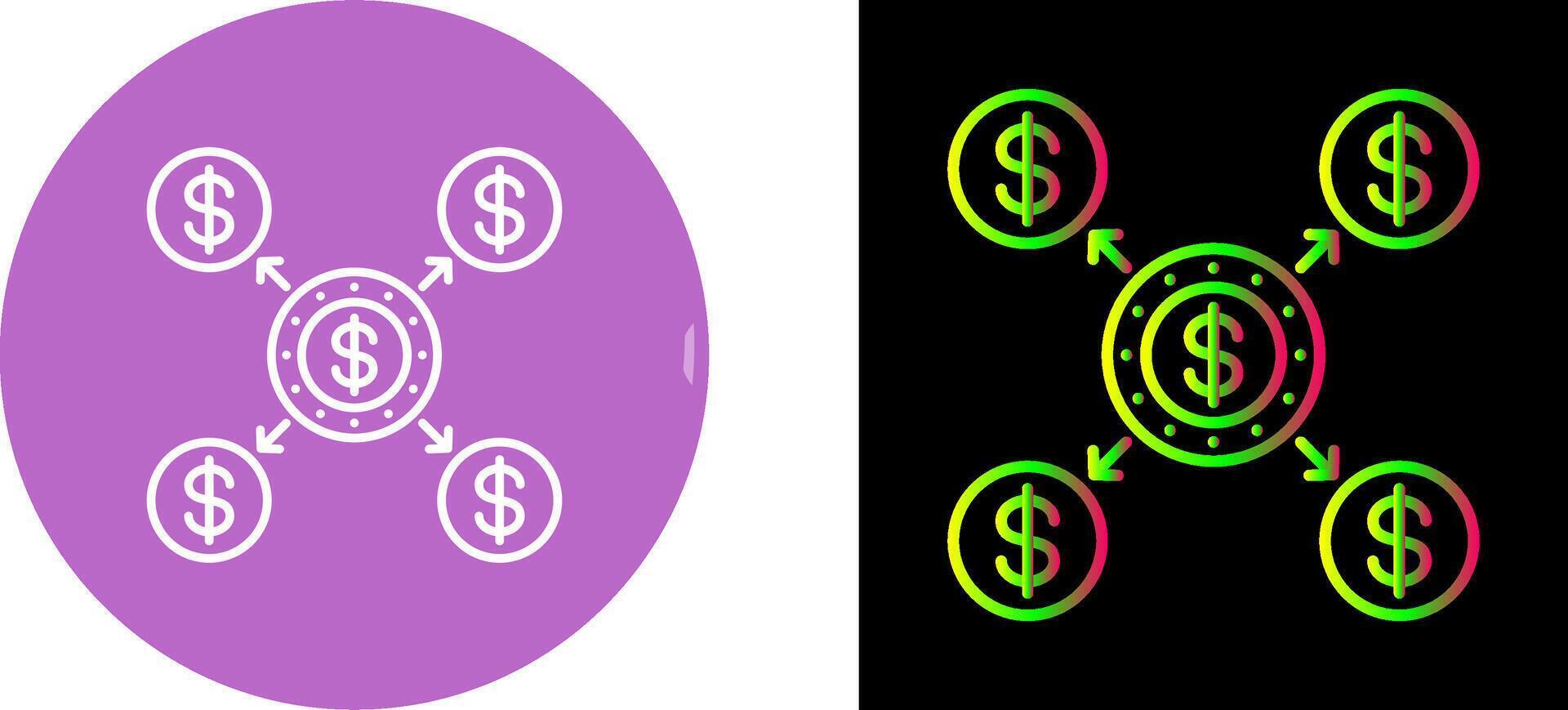 Distribution Icon Design vector