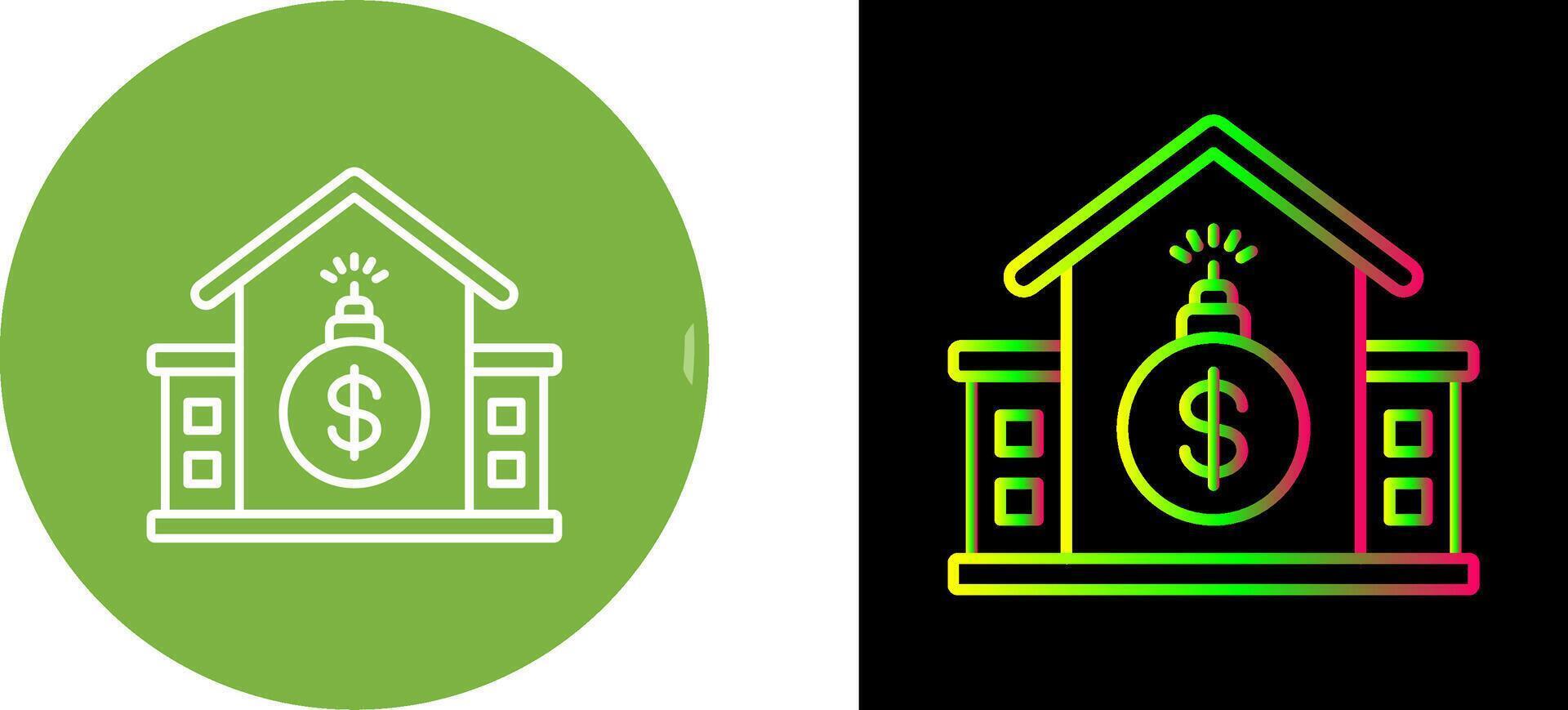 Debt Icon Design vector