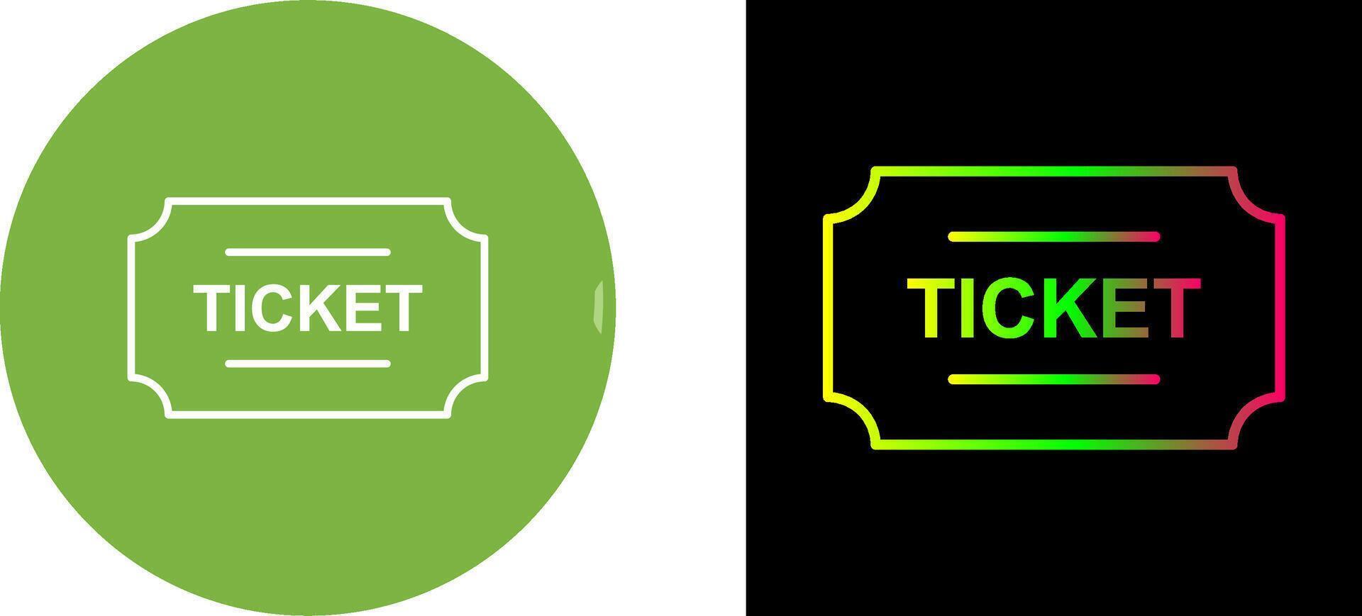 Tickets Icon Design vector