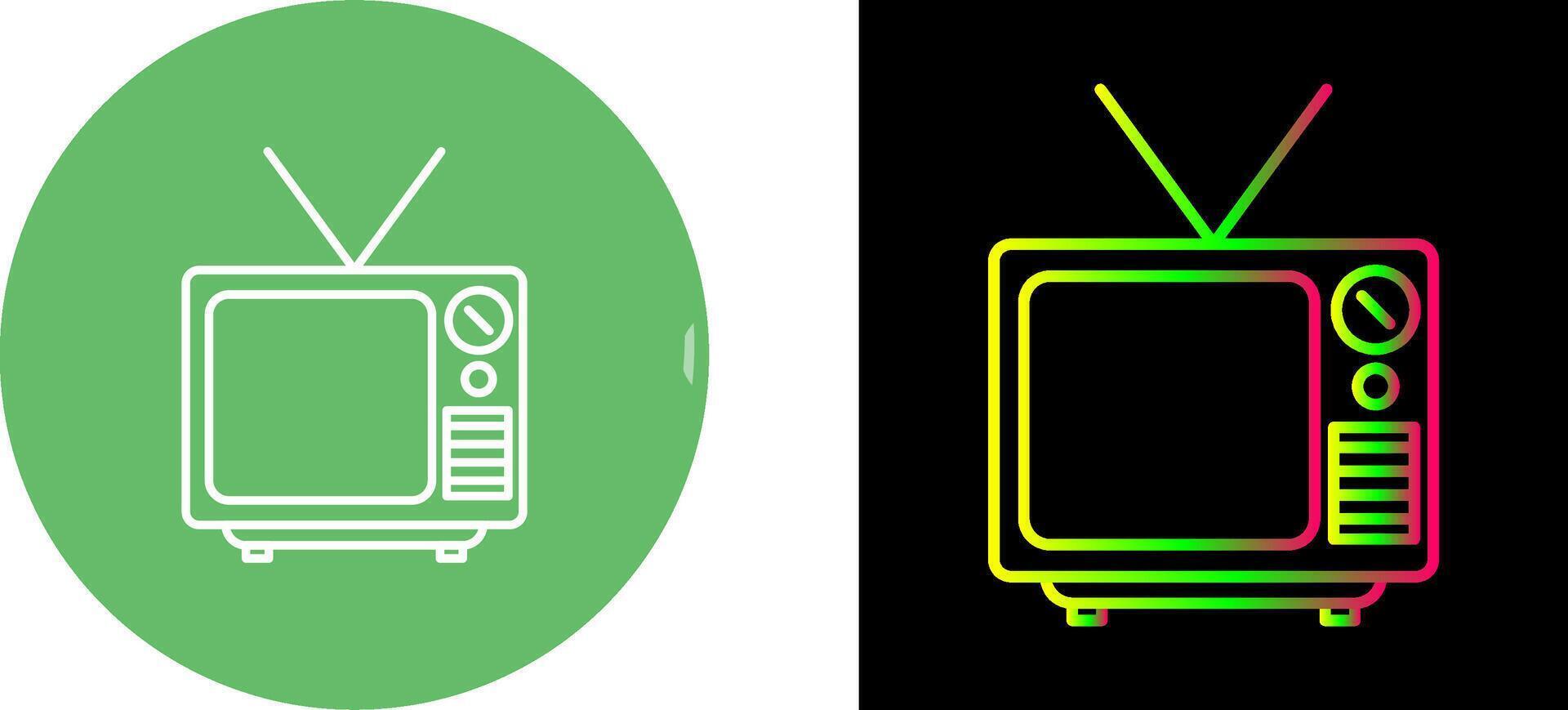 Television Broadcast Icon Design vector