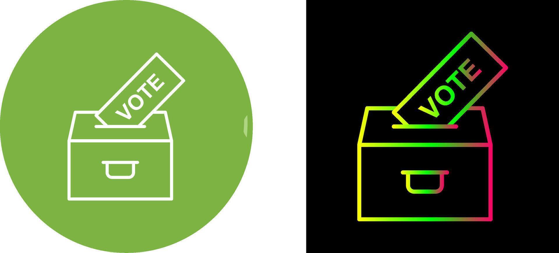 Casting Vote Icon Design vector