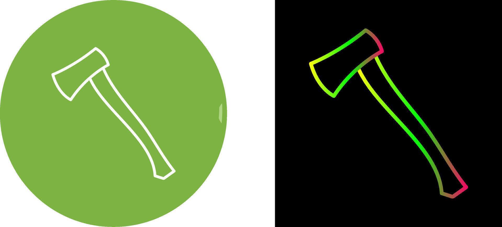 Wood Cutter Icon Design vector