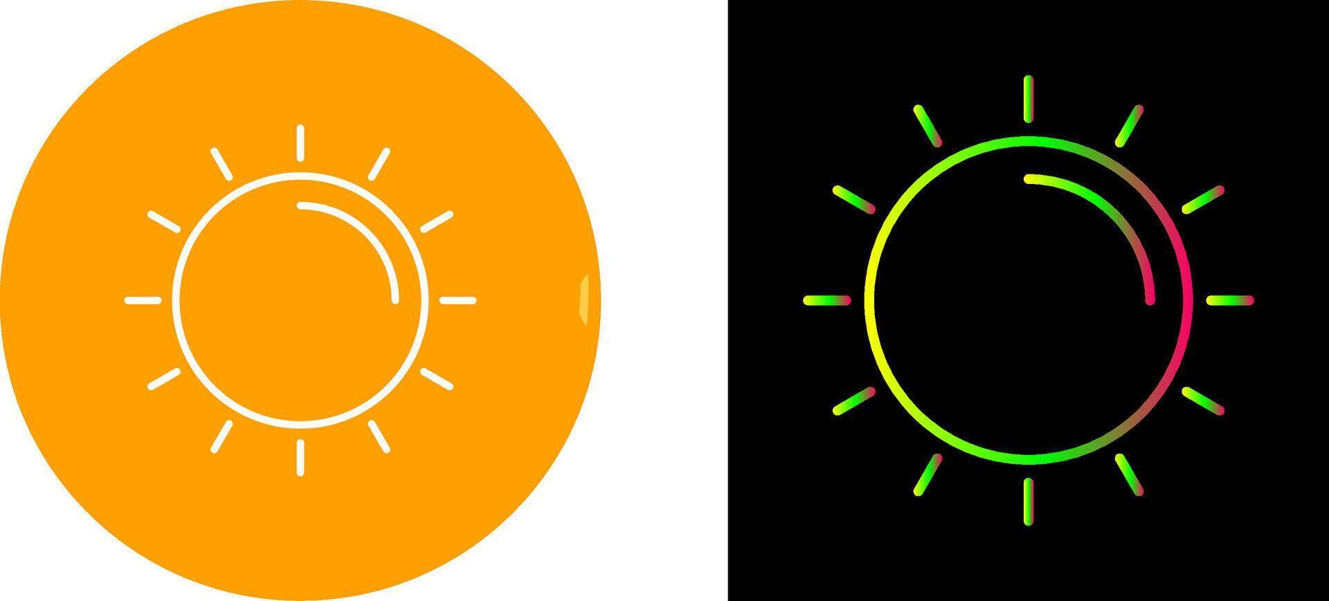 Sun Icon Design vector