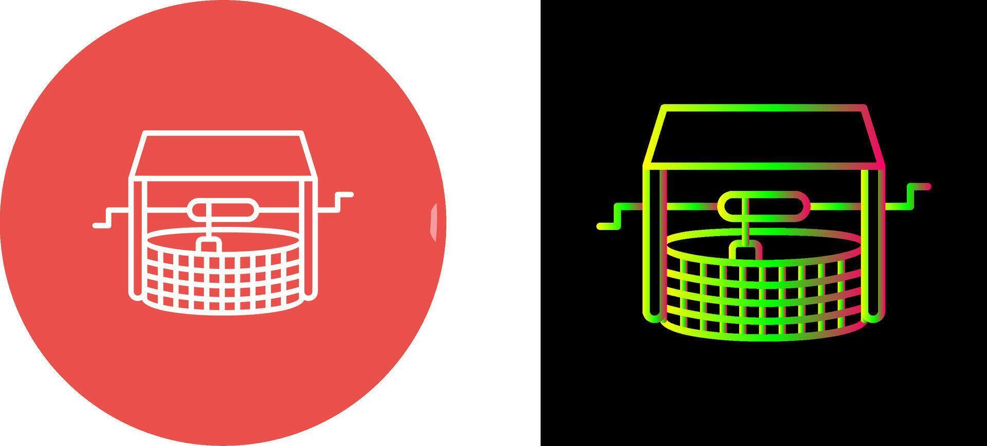 Water Well Icon Design vector