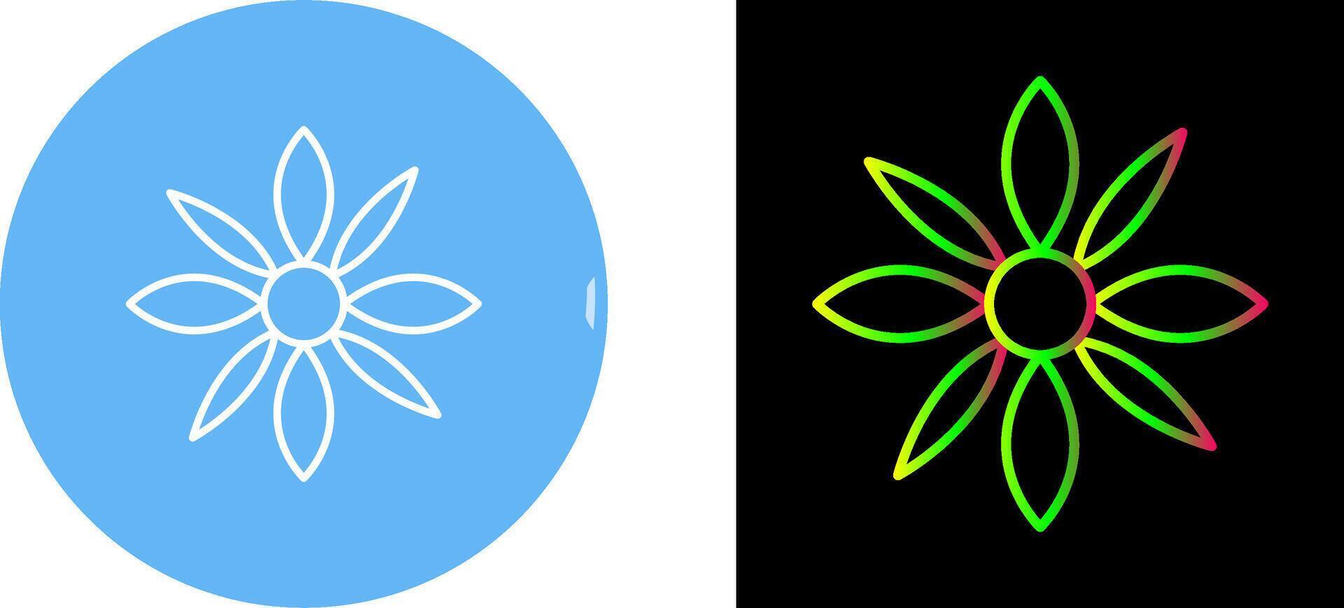 Flower Icon Design vector