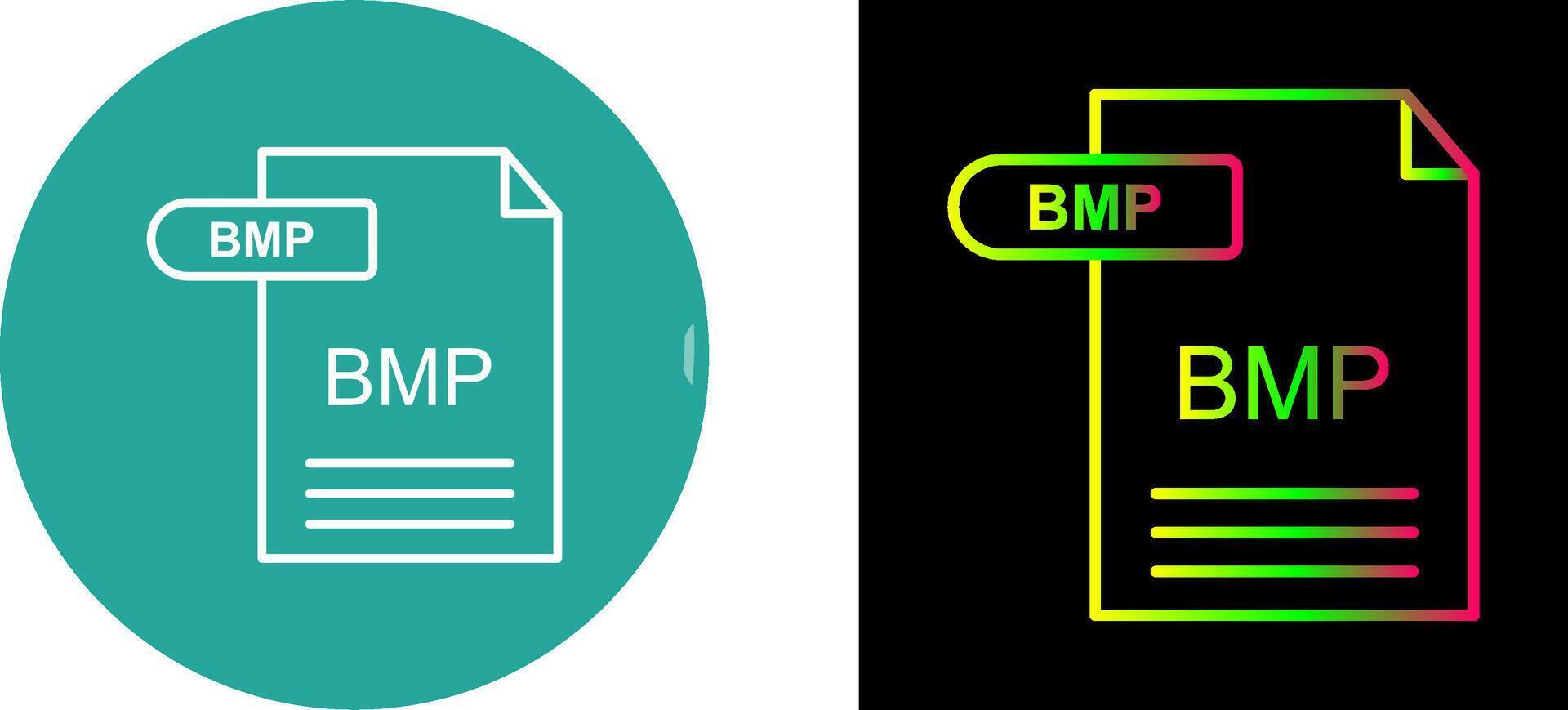 BMP Icon Design vector