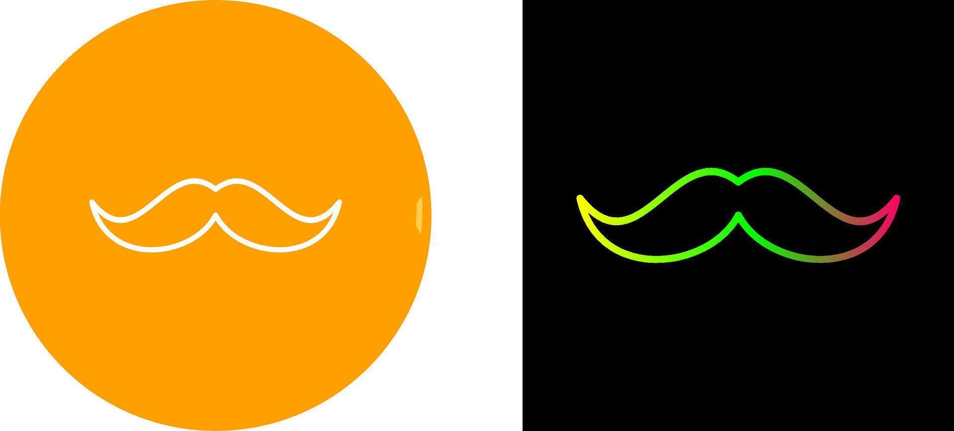 Moustache Icon Design vector