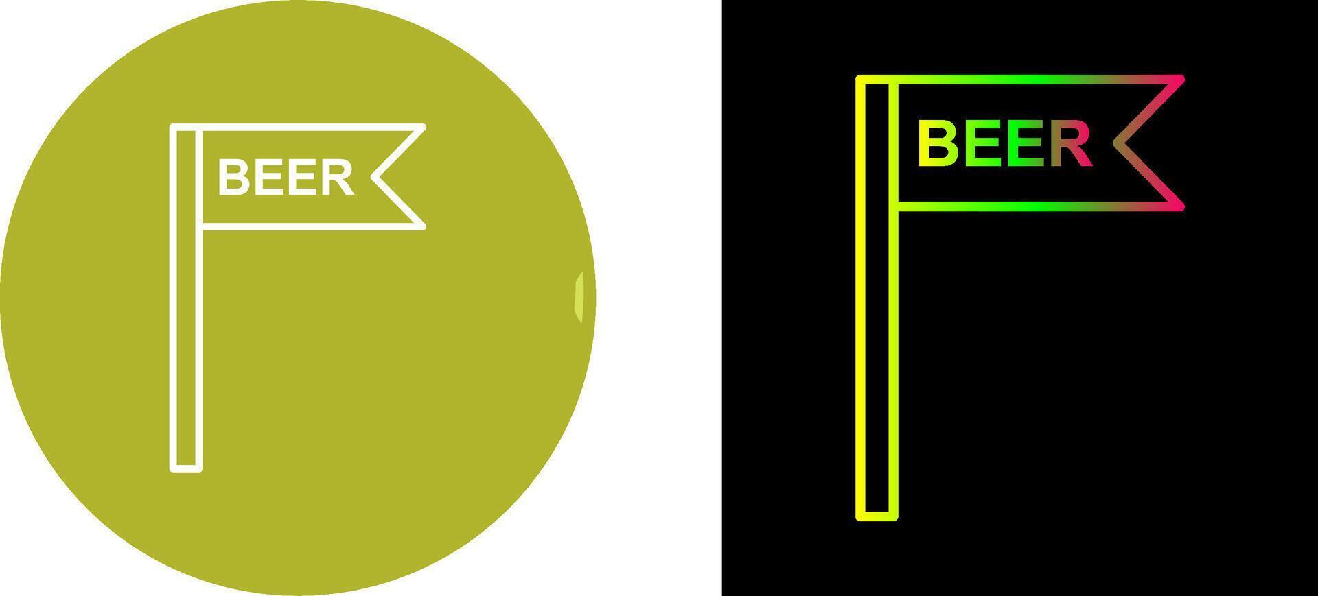Signboard Icon Design vector