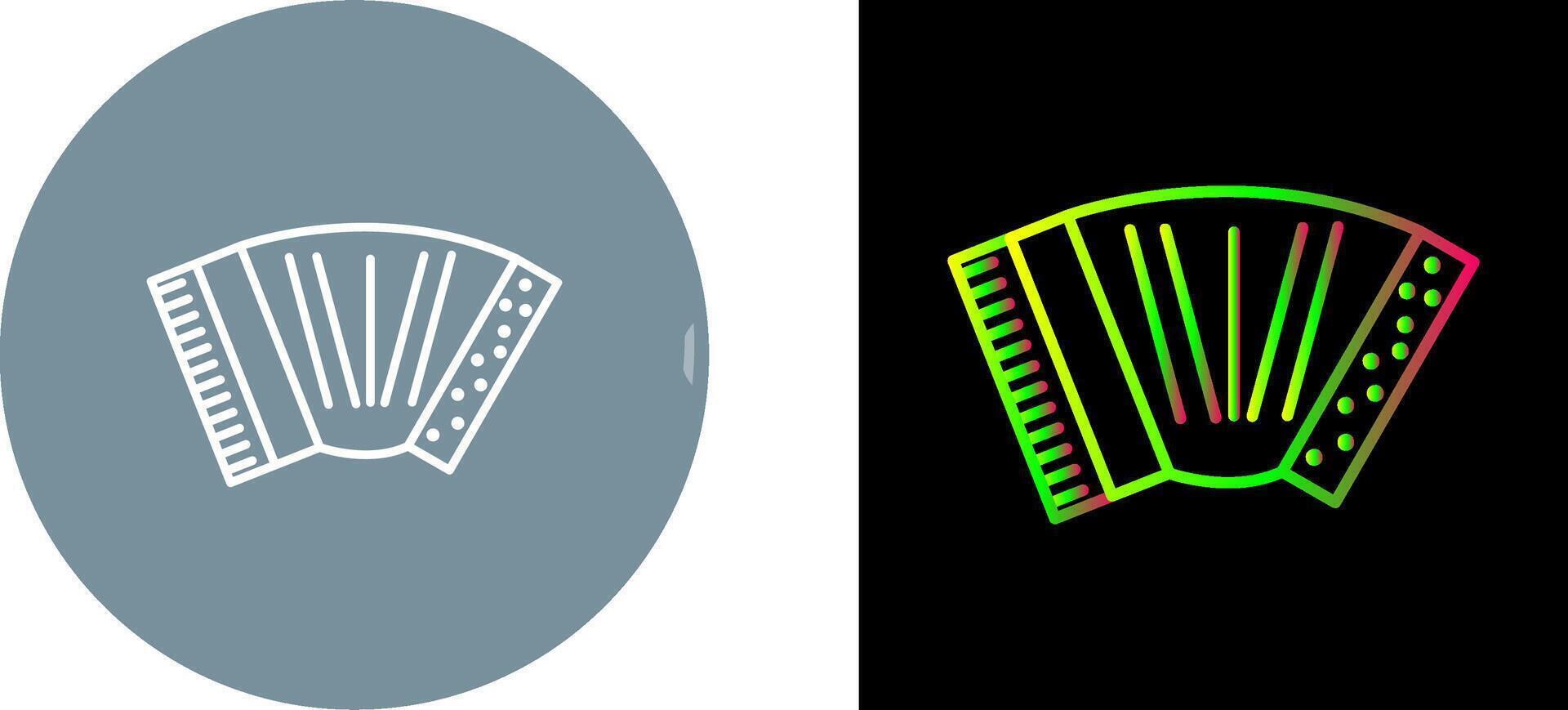 Accordion Icon Design vector