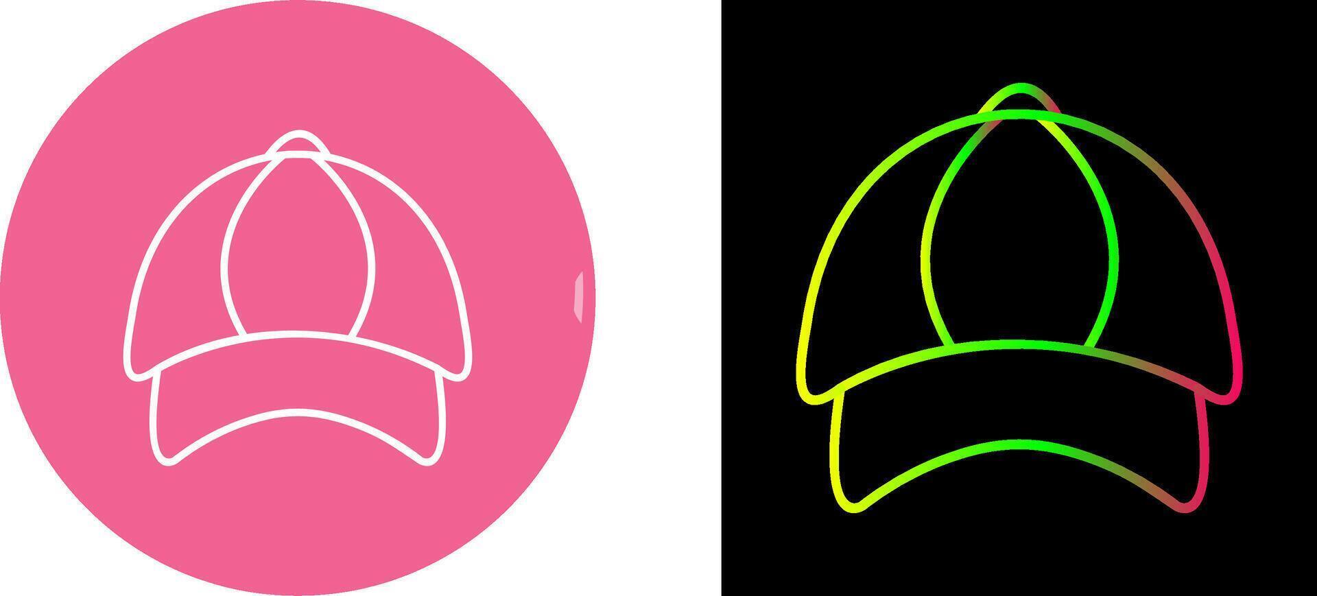 P Cap Icon Design vector